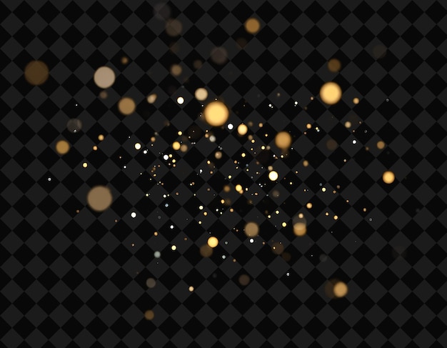 gold glitter on a black background