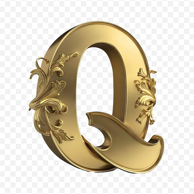 a gold letter a on a transparent background