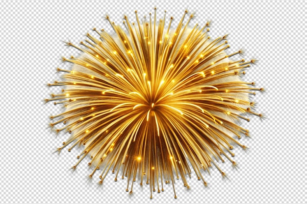 Gold Metallic Firework png