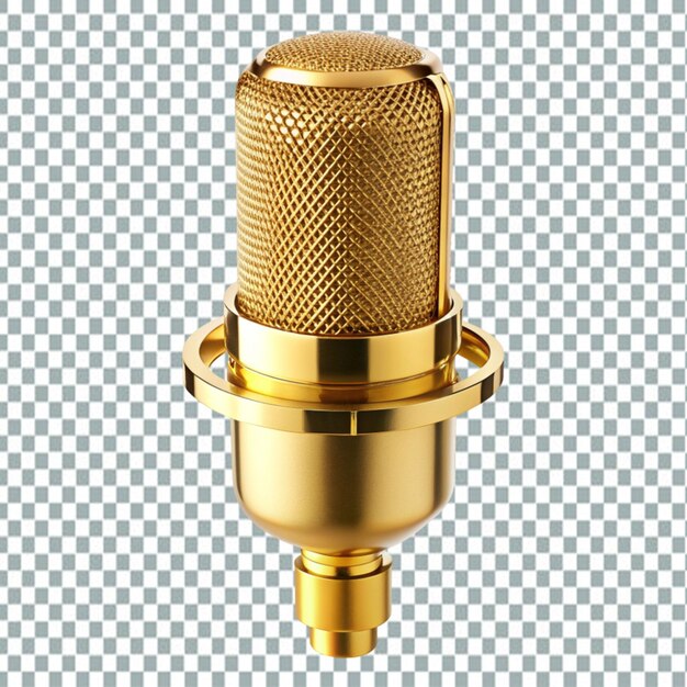 Gold microphone