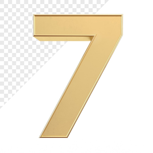 Gold number 7