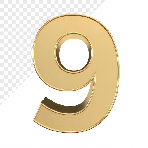 Gold number 9