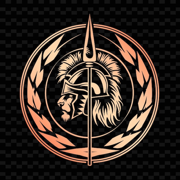 PSD a gold shield with a lion head on it