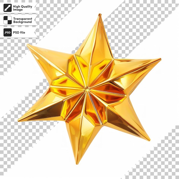 PSD a gold star that is made by the company of the company