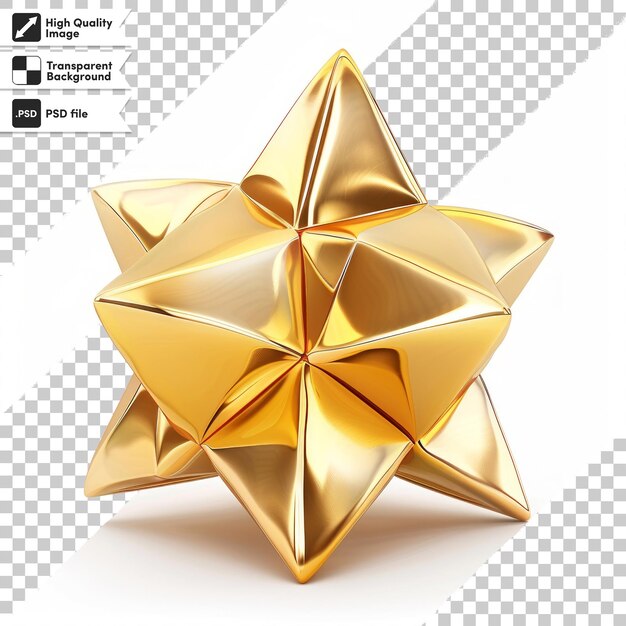 a gold star that is made by the company of the star