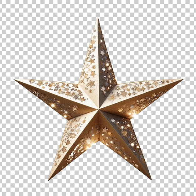 a gold star with a blue star With Christmas Day