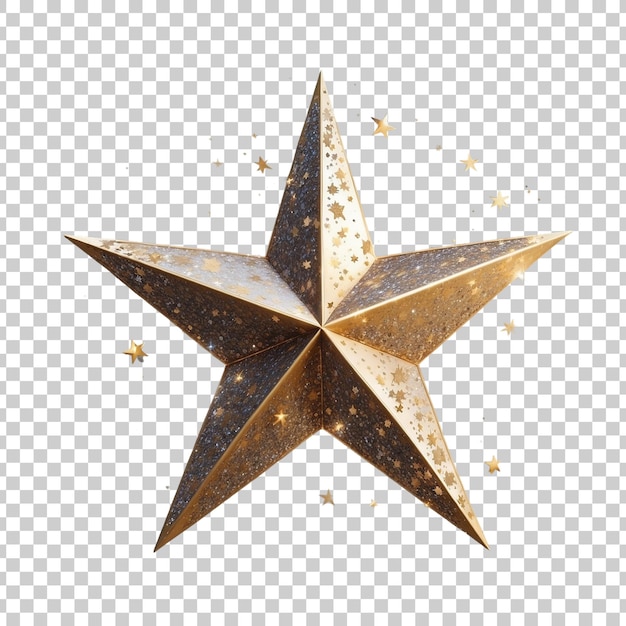 a gold star with a blue star With Christmas Day