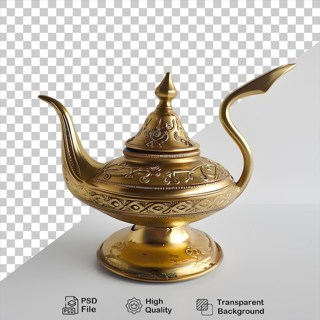 a gold teapot with a handle that says  teapot  on it