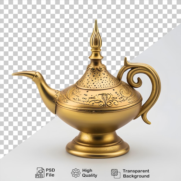 a gold teapot with a lid that says  teapot