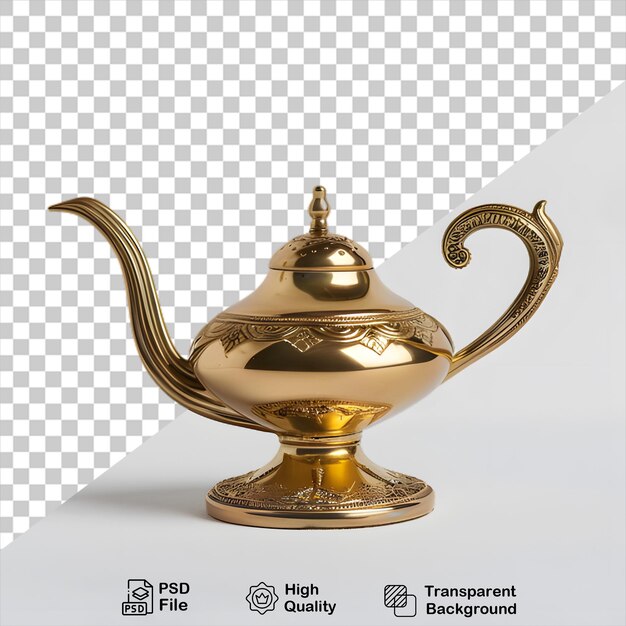 a gold teapot with the words  teapot  on it