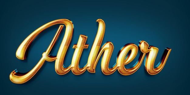 Gold Text effect collection