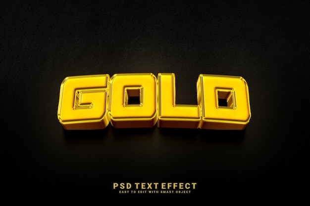 Gold Text Effect