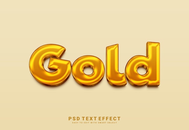 Gold Text Effect