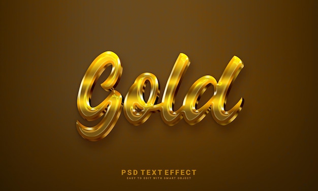 Gold Text Effect