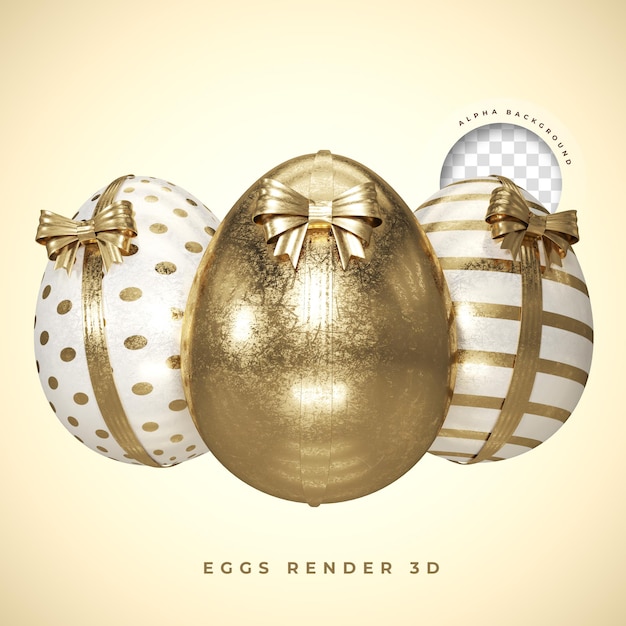 Golden 3d render easter egg