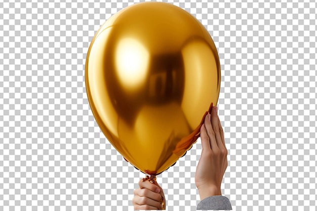 PSD golden ballons high quality realistic image