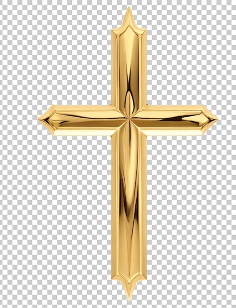 golden Christian cross