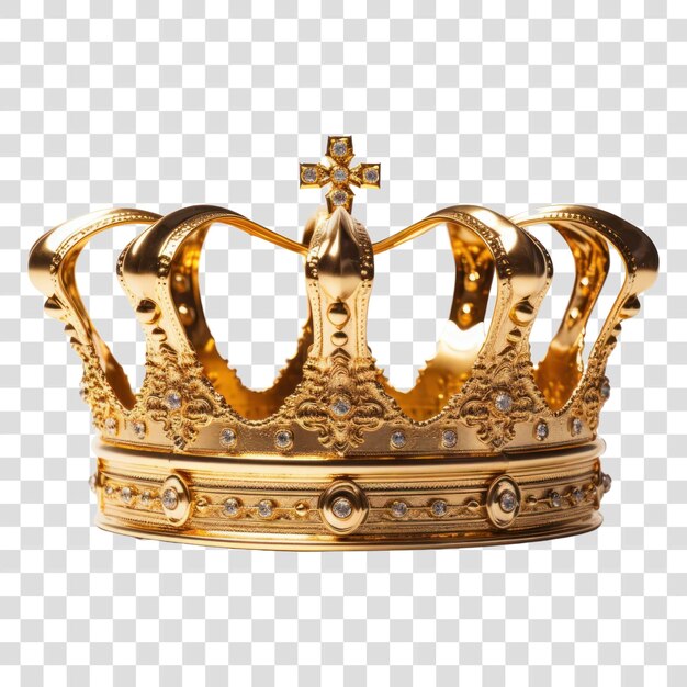 Golden Crown crown gold white background