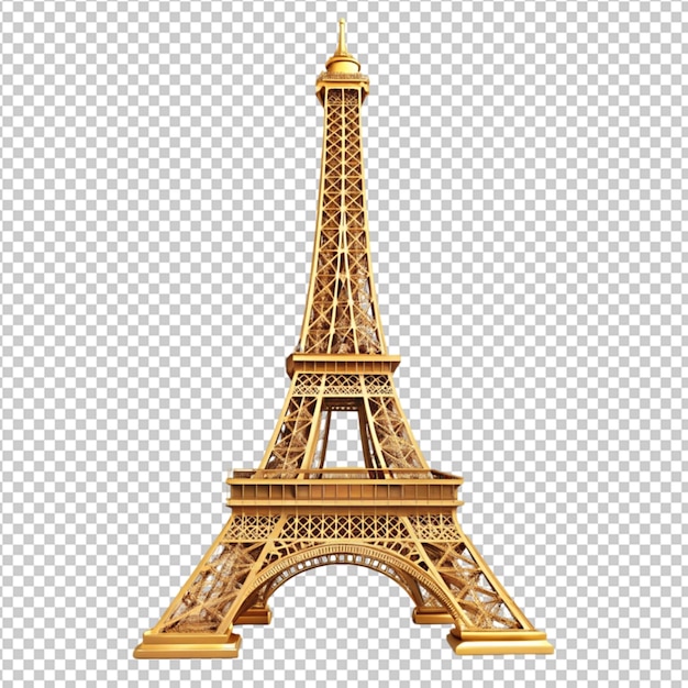 golden Eiffel tower