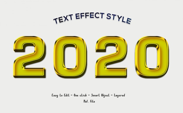 Golden font effect