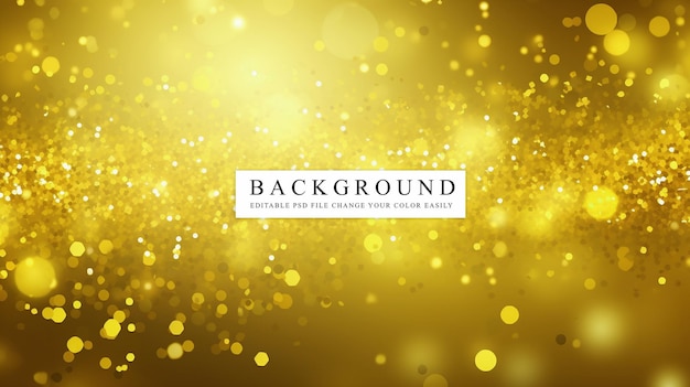 Golden Glittering Background