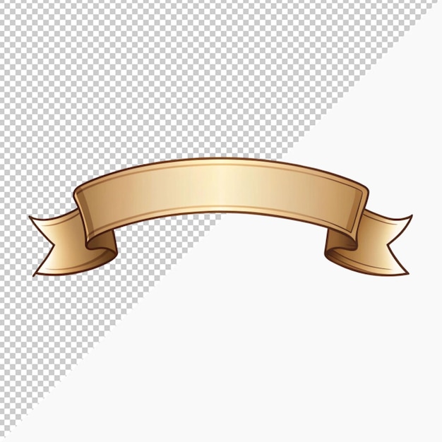 PSD golden ribbons vector