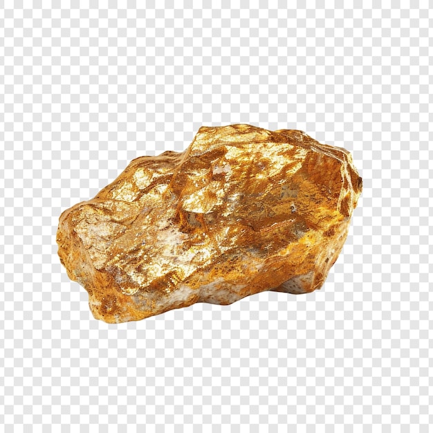 PSD golden rock a closeup view