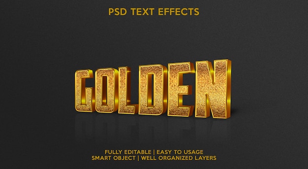 Golden Text effect