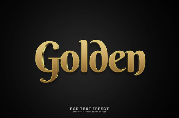 Golden Text Effect