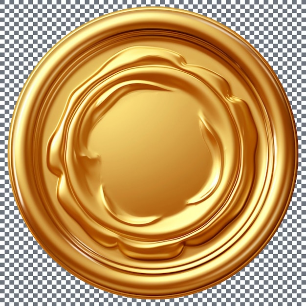 golden wax seal