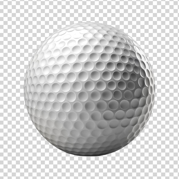 PSD golf ball mockup isolated on transparent background