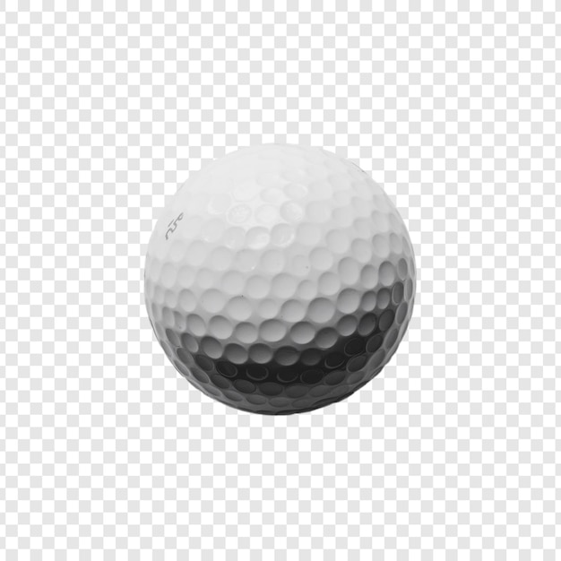 PSD golf ball on transparent background