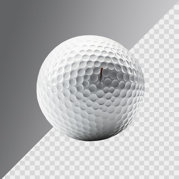 golf ball with transparent background