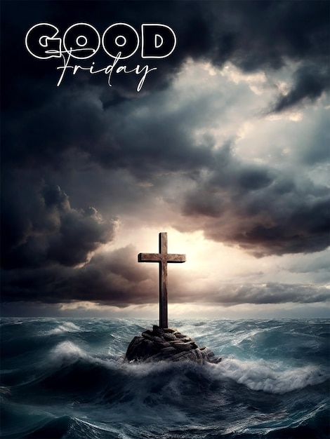 Good friday banner illustration