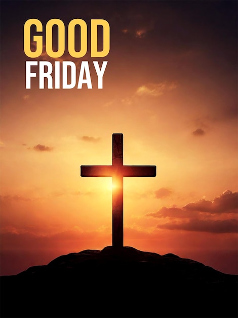 Good friday design template