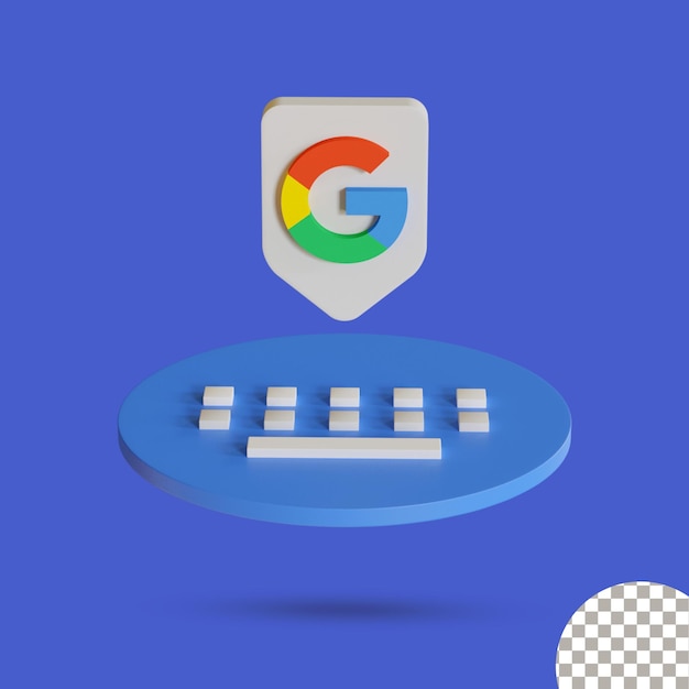 google keyboard 3d icon for website