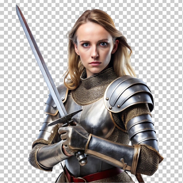 Gorgeous lady wear armor