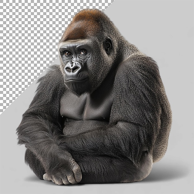 gorilla Animal On Transparent background