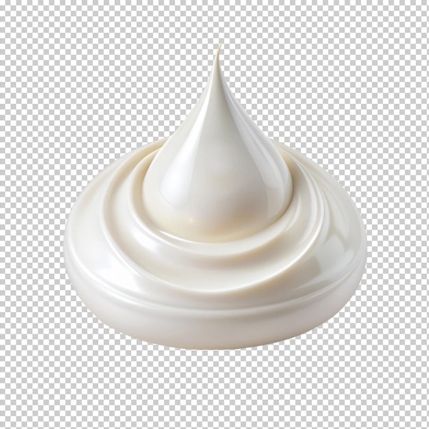 PSD gota de crema facial on transperent background