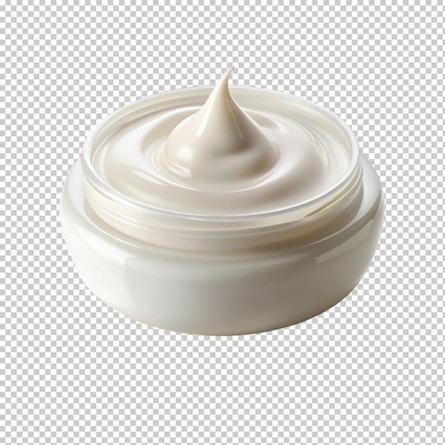 PSD gota de crema facial on transperent background