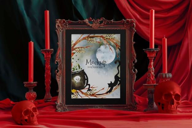 Gothic frame mock-up design