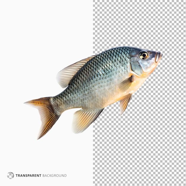 Gourami fish isolated on transparent background