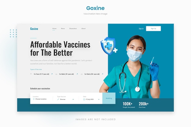 Goxine Blue Professional Vaccination Hero Image