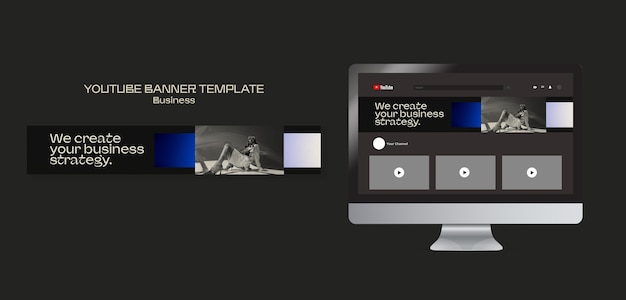 Gradient business template design