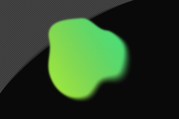 gradient grainy gradient shapes abstract with blurred effect green color