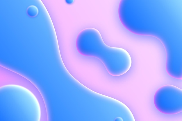 PSD gradient liquid bubble background