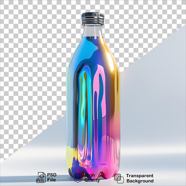 Gradient Metallic Water Bottle in Purple and Blue