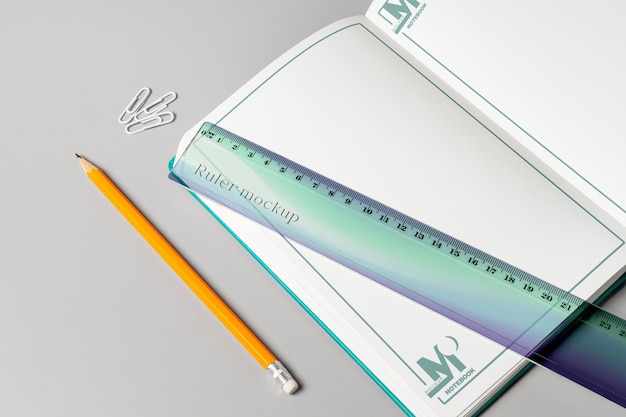 Gradient ruler mockup