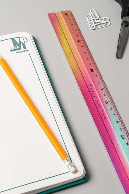 Gradient ruler mockup