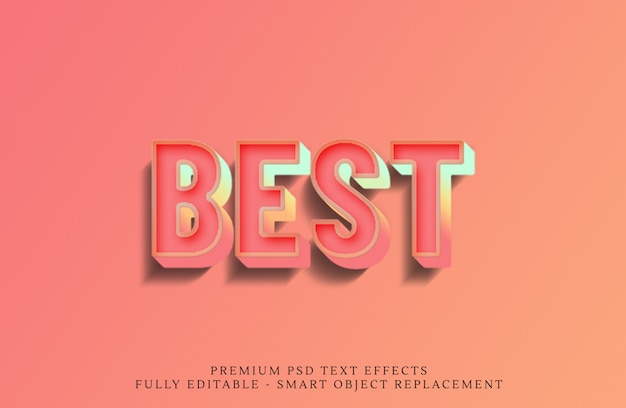 Gradient text effects